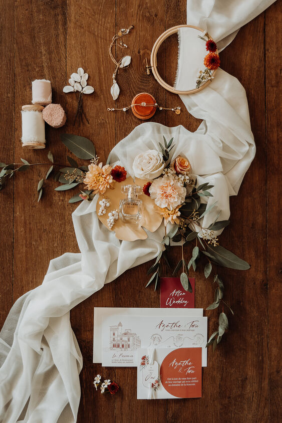 Foulard sur-mesure illustr&eacute;, photo de r&eacute;alisation